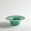Crown Devon green bowl with yellow flecks