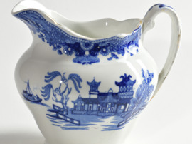 Blue and White Willow jug