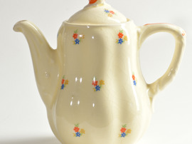 Floral teapot