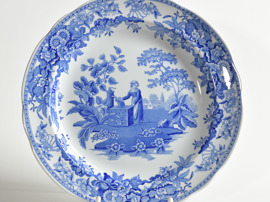 Spode 'Girl at Well' plate