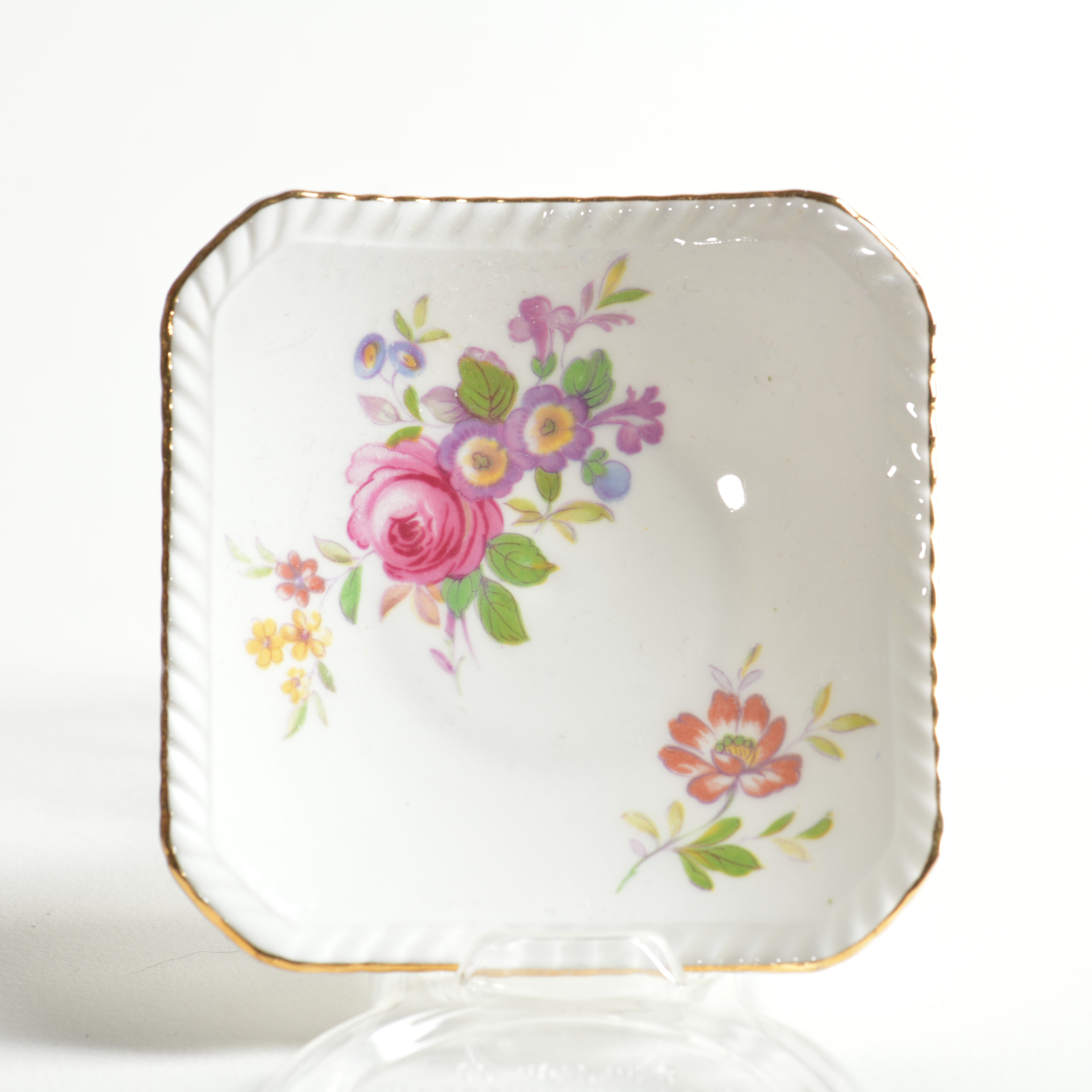 Adderley floral pin dish