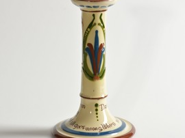 Torquay Ware Candlestick