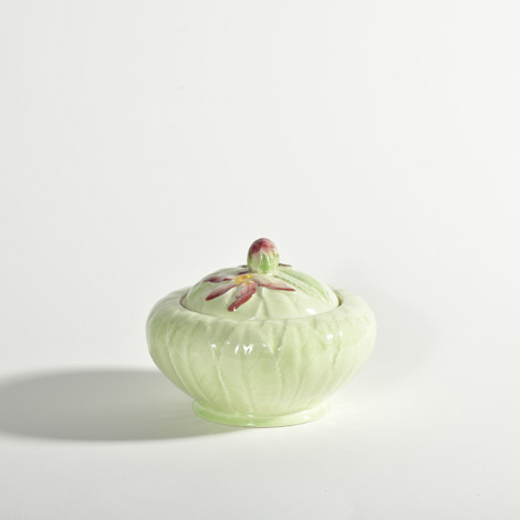 Carlton Ware salad ware hollyhock lidded sugar bowl