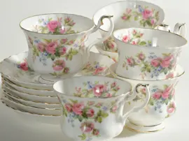 Royal Albert Moss Rose duos
