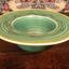 Crown Devon green bowl with yellow flecks