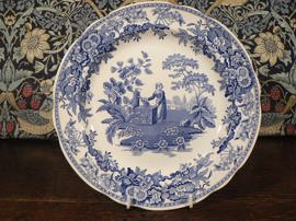 Spode 'Girl at Well' plate