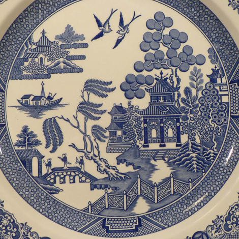 Spode Willow plate, Erskine Antiques - Main Image