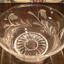 Large dessert bowl top view