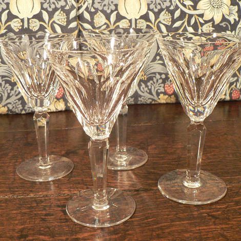 Waterford crystal 'Sheila' wine glasses