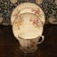 Pretty floral trio with gilt edges