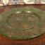 Round serving plate