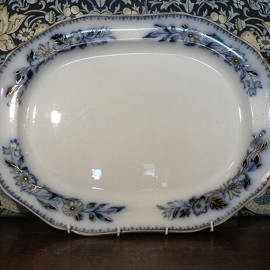 Copeland blue and white platter